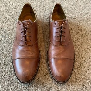 Johnston and Murphy Cap Toe Dress Shoes Mens 10M